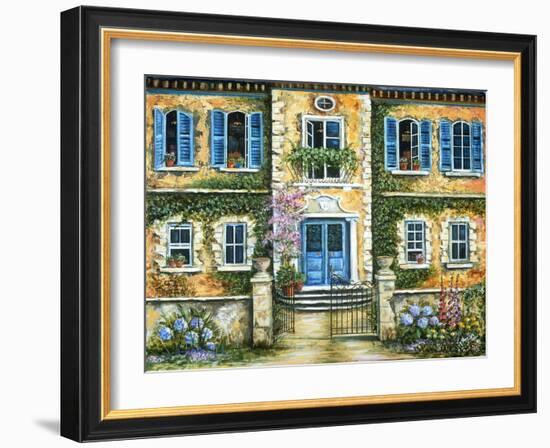 My French Villa-Marilyn Dunlap-Framed Art Print