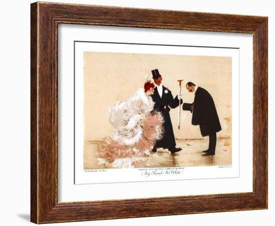 My Friend Mr White, C1870-1920-Jan van Beers-Framed Giclee Print