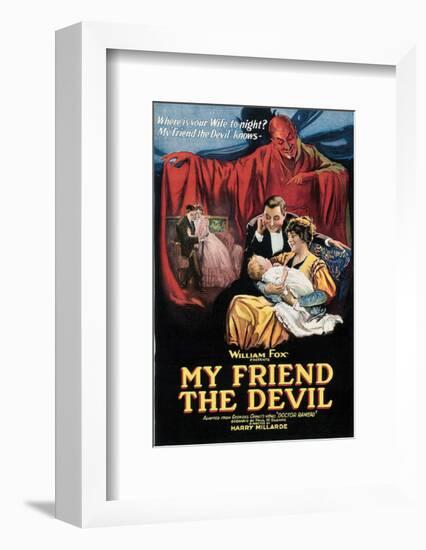 My Friend The Devil - 1922-null-Framed Giclee Print
