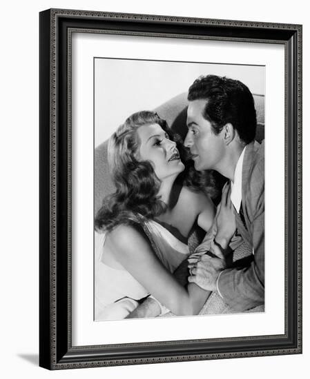 MY GAL SAL, 1942 directed by IRVING CUMMINGS Rita Hayworth and Victor Mature (b/w photo)-null-Framed Photo