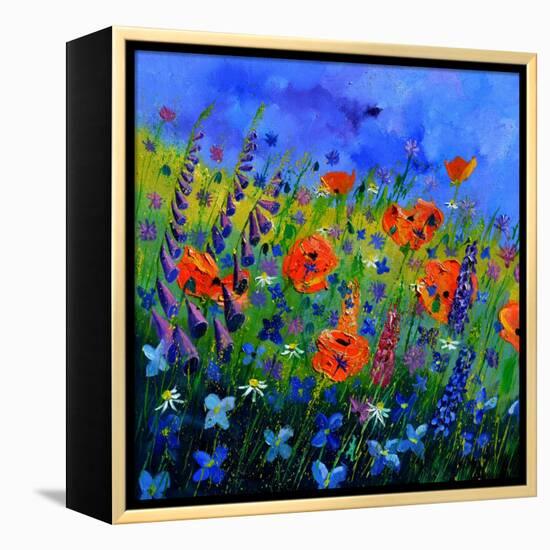 My Garden 88512-Pol Ledent-Framed Stretched Canvas