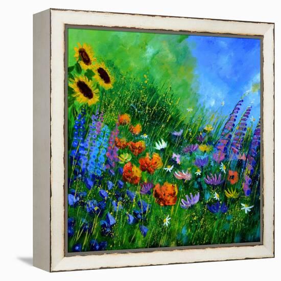 My Garden Flowers-Pol Ledent-Framed Stretched Canvas