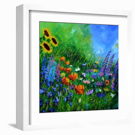My Garden Flowers-Pol Ledent-Framed Art Print