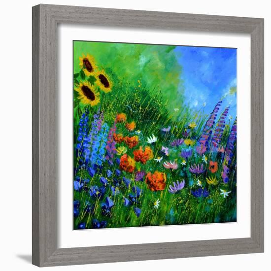 My Garden Flowers-Pol Ledent-Framed Art Print