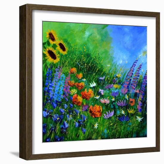 My Garden Flowers-Pol Ledent-Framed Art Print