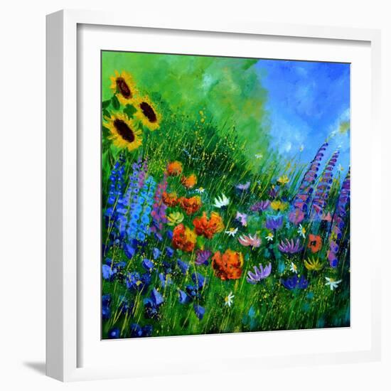 My Garden Flowers-Pol Ledent-Framed Art Print