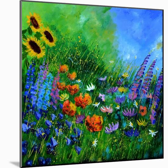 My Garden Flowers-Pol Ledent-Mounted Art Print