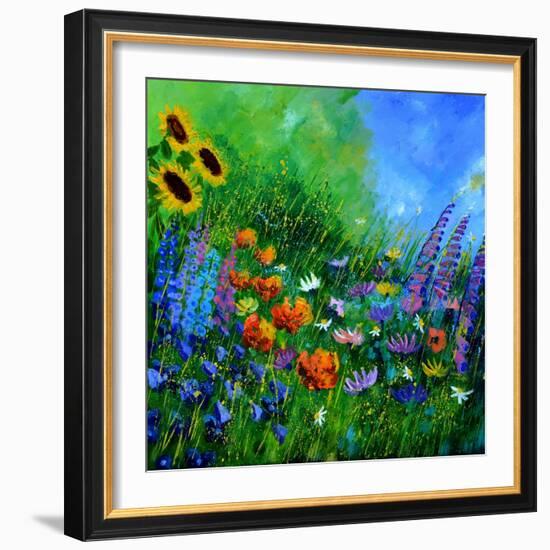 My Garden Flowers-Pol Ledent-Framed Art Print