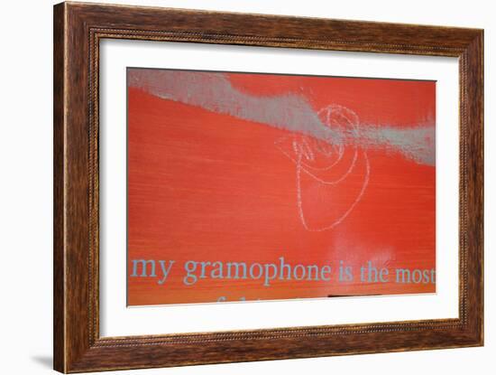 My Gramophone Is the Most Powerful-Charlie Millar-Framed Giclee Print