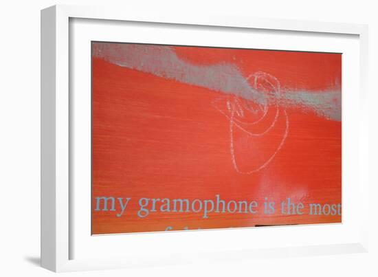 My Gramophone Is the Most Powerful-Charlie Millar-Framed Giclee Print