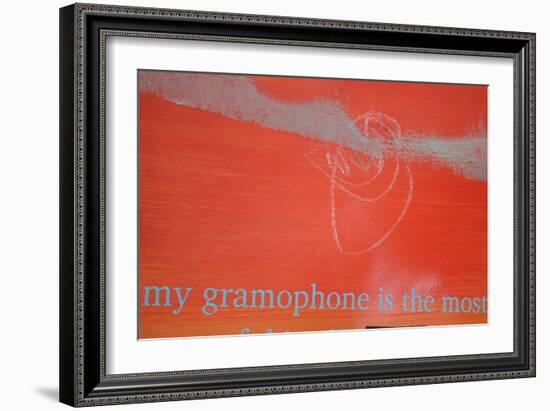 My Gramophone Is the Most Powerful-Charlie Millar-Framed Giclee Print