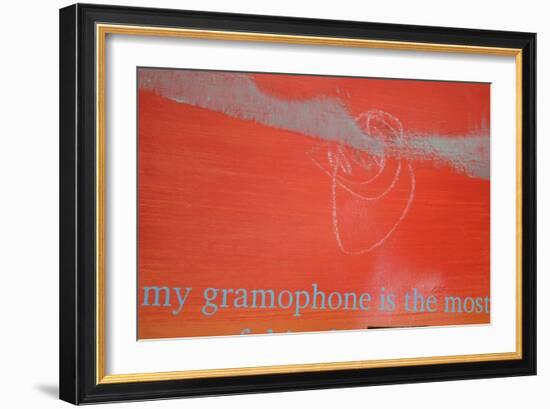 My Gramophone Is the Most Powerful-Charlie Millar-Framed Giclee Print