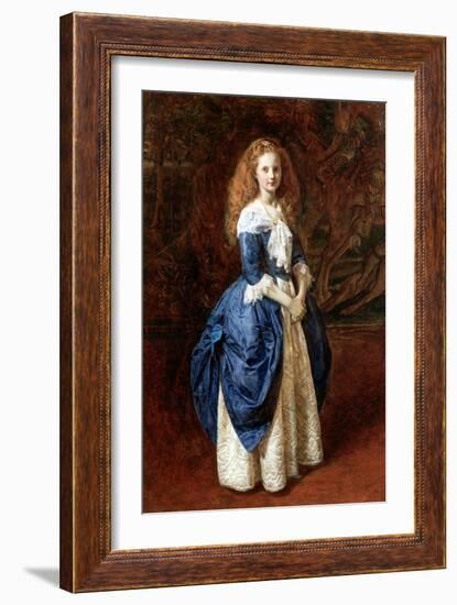 My Great Grandmother, Portrait of a Child, 1865-James Archer-Framed Giclee Print