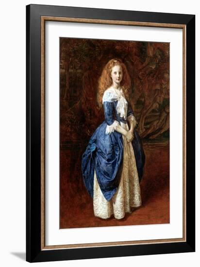 My Great Grandmother, Portrait of a Child, 1865-James Archer-Framed Giclee Print