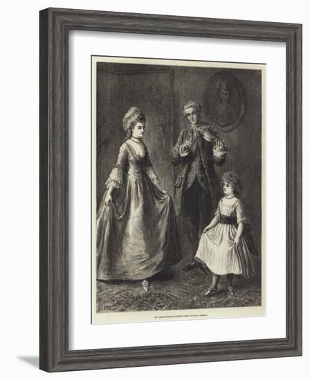 My Great-Grandmother's First Dancing Lesson-Ebenezer Newman Downard-Framed Giclee Print