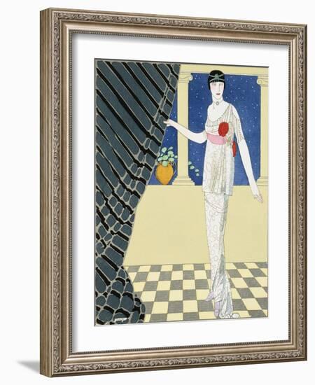 My Guests Have Not Arrived-Georges Barbier-Framed Giclee Print