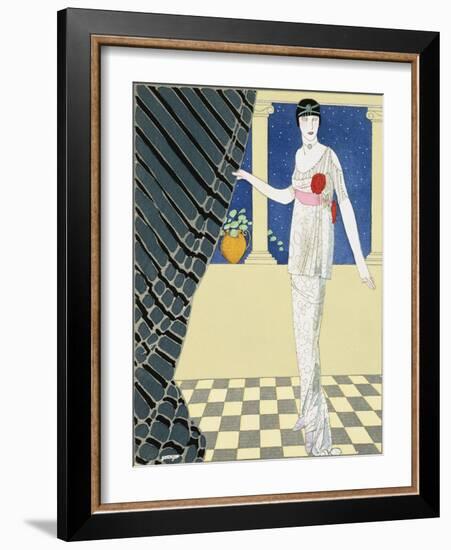 My Guests Have Not Arrived-Georges Barbier-Framed Giclee Print