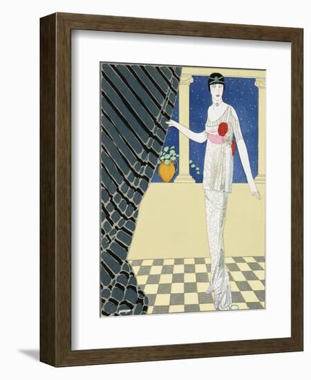 My Guests Have Not Arrived-Georges Barbier-Framed Giclee Print