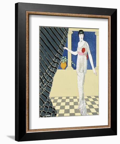 My Guests Have Not Arrived-Georges Barbier-Framed Giclee Print