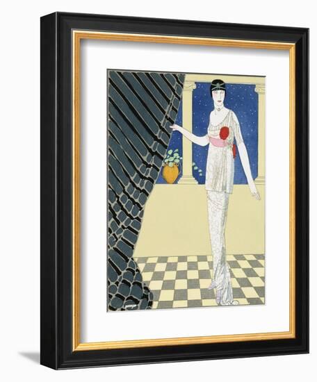 My Guests Have Not Arrived-Georges Barbier-Framed Giclee Print