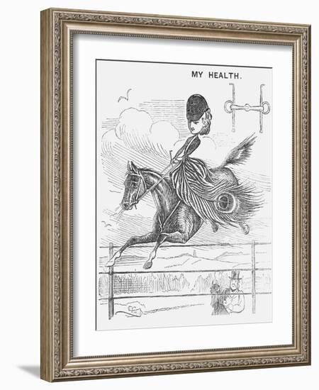 My Health, 1872-Edward Linley Sambourne-Framed Giclee Print