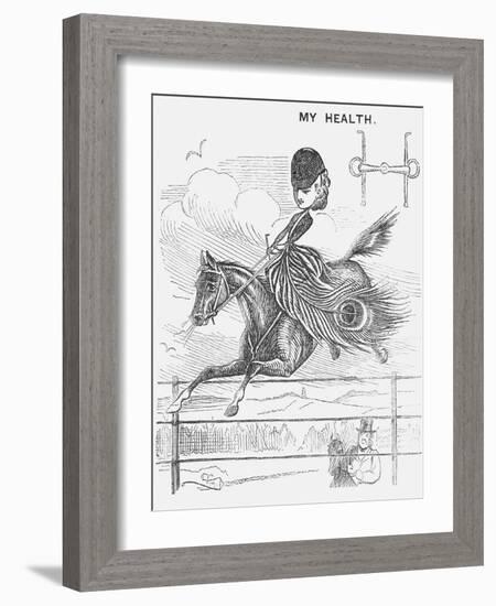 My Health, 1872-Edward Linley Sambourne-Framed Giclee Print