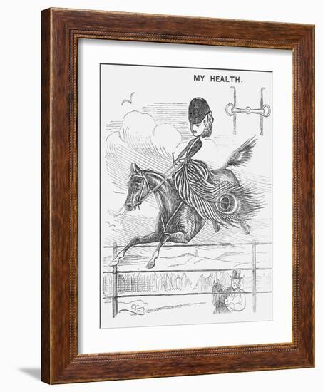 My Health, 1872-Edward Linley Sambourne-Framed Giclee Print