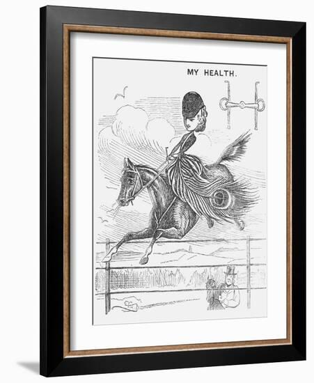 My Health, 1872-Edward Linley Sambourne-Framed Giclee Print