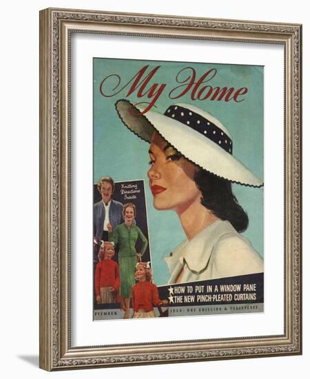 My Home, 1956, USA-null-Framed Giclee Print