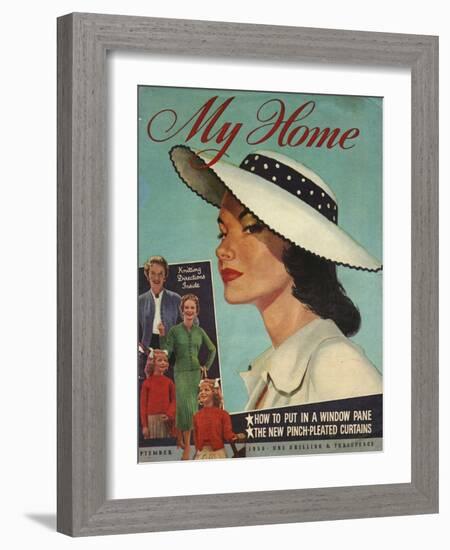 My Home, 1956, USA-null-Framed Giclee Print