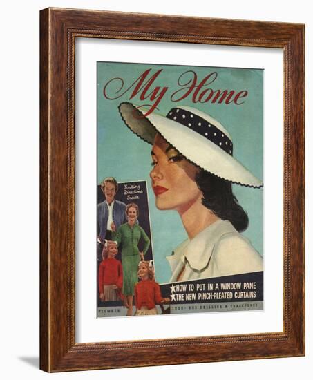 My Home, 1956, USA-null-Framed Giclee Print