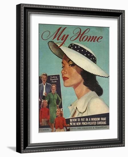 My Home, 1956, USA-null-Framed Giclee Print