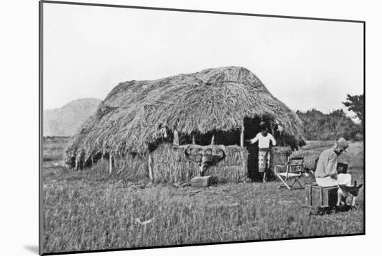 My House in Camp on the Guaso Nyiro, from 'Big Game Shooting on the Equator', 1908-Francis Arthur Dickinson-Mounted Giclee Print