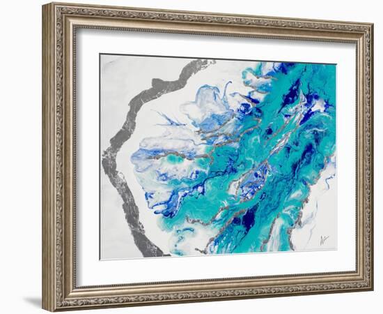 My Island Of Blue-Ajoya Grace-Framed Art Print