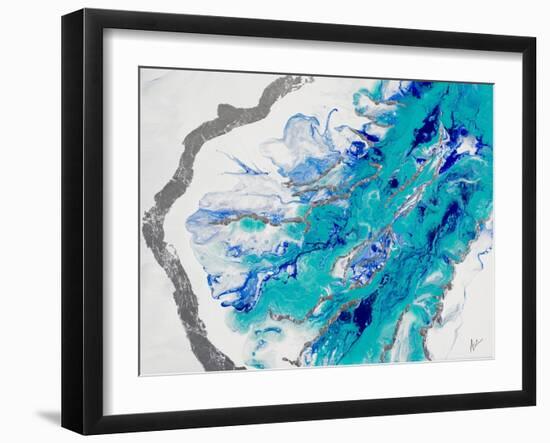 My Island Of Blue-Ajoya Grace-Framed Art Print