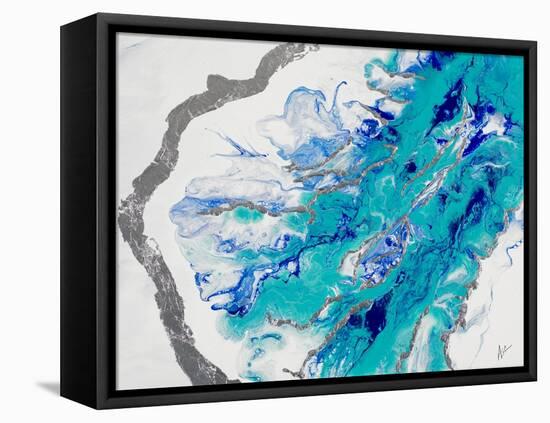 My Island Of Blue-Ajoya Grace-Framed Stretched Canvas