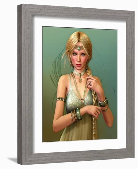 My Jewel-Atelier Sommerland-Framed Art Print