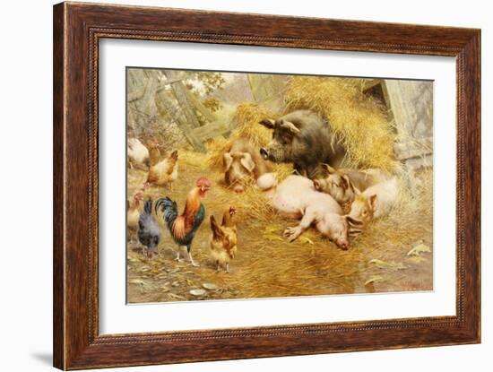 My Lady's at Home-Herbert William Weekes-Framed Giclee Print