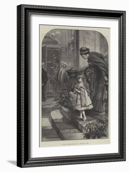 My Lady's Carriage Stops the Way-null-Framed Giclee Print