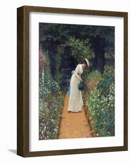 My Lady's Garden-Edmund Blair Leighton-Framed Giclee Print