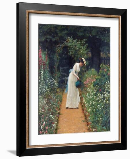 My Lady's Garden-Edmund Blair Leighton-Framed Giclee Print