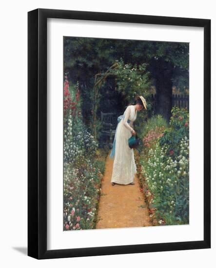 My Lady's Garden-Edmund Blair Leighton-Framed Giclee Print