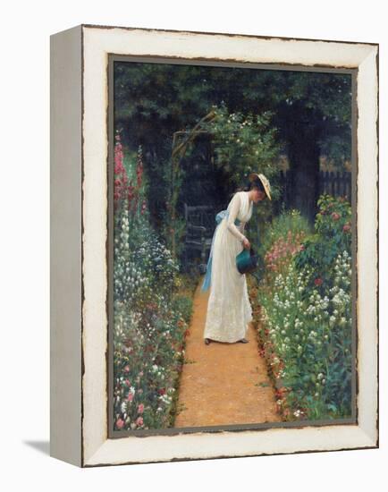 My Lady's Garden-Edmund Blair Leighton-Framed Premier Image Canvas