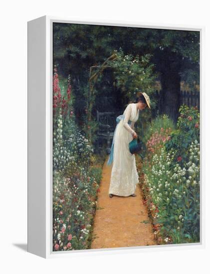 My Lady's Garden-Edmund Blair Leighton-Framed Premier Image Canvas