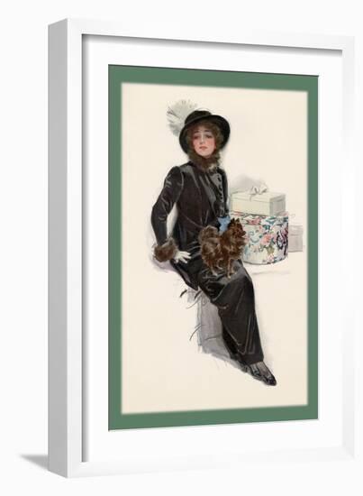 My Lady Waits-Harrison Fisher-Framed Art Print