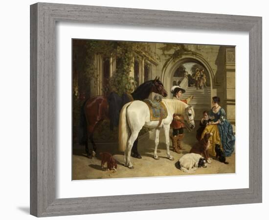 My Ladye's Palfrey-John Frederick Herring Snr-Framed Giclee Print