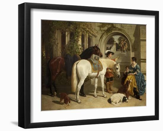 My Ladye's Palfrey-John Frederick Herring Snr-Framed Giclee Print