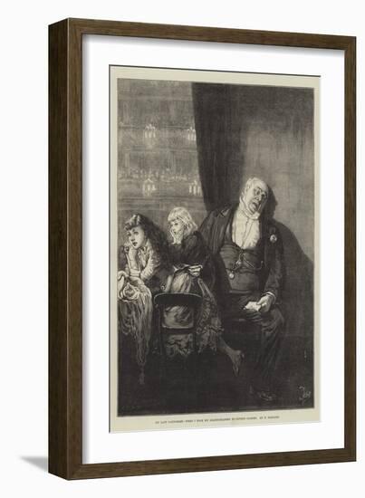 My Last Pantomime, When I Took My Grandchildren to Covent Garden-Frederick Barnard-Framed Giclee Print