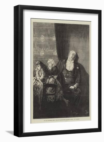 My Last Pantomime, When I Took My Grandchildren to Covent Garden-Frederick Barnard-Framed Giclee Print