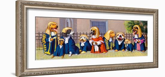 My Learned Friends-Bryan Moon-Framed Giclee Print